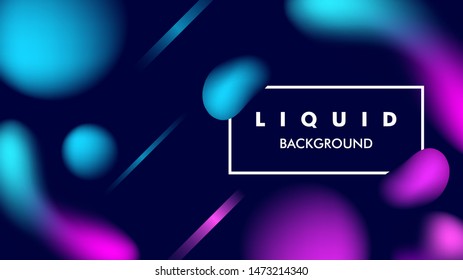 color Liquid vector background illustration