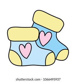 color little baby sock clothes design