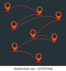 Color location point vector