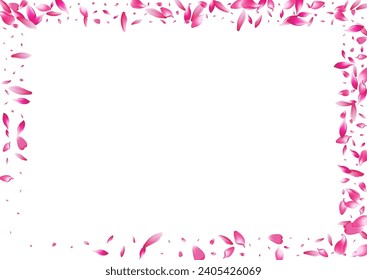 Color Lotus Petal Vector White Background. Transparent Wallpaper Flower Petal Backdrop. Apple Petal Fresh Illustration. Dream Peach Petal Cover.
