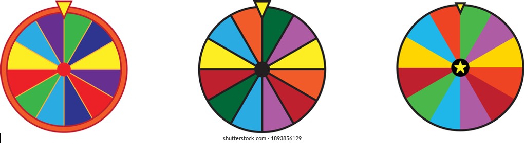 color lucky game , vector icon