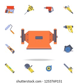 color machine icon. Detailed set of color construction tools. Premium graphic design. One of the collection icons for websites, web design, mobile app