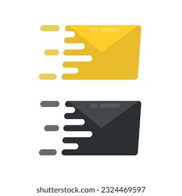 Diseño del vector de iconos de correo a color.