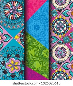 color mandala pattern background