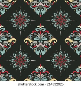 Color March Seamless Pattern Ornamental