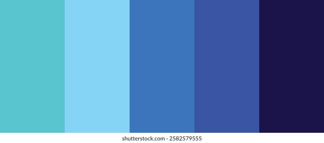 Color matching color palette - Fashion Trend Color guide palette, An example of a color palette vector. Forecast of the future colour palette for fashion designers and fashion business, new trendy