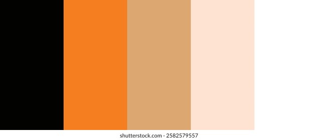 Color matching color palette - Fashion Trend Color guide palette, An example of a color palette vector. Forecast of the future colour palette for fashion designers and fashion business, new trendy