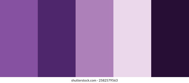 Color matching color palette - Fashion Trend Color guide palette, An example of a color palette vector. Forecast of the future colour palette for fashion designers and fashion business, new trendy