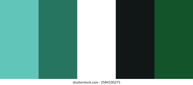 Color matching color palette - Fashion Trend Color guide palette, An example of a color palette vector. Forecast of the future colour palette for fashion designers and fashion business, new trendy