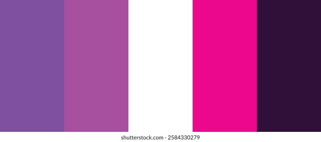 Color matching color palette - Fashion Trend Color guide palette, An example of a color palette vector. Forecast of the future colour palette for fashion designers and fashion business, new trendy