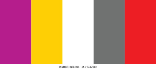 Color matching color palette - Fashion Trend Color guide palette, An example of a color palette vector. Forecast of the future colour palette for fashion designers and fashion business, new trendy