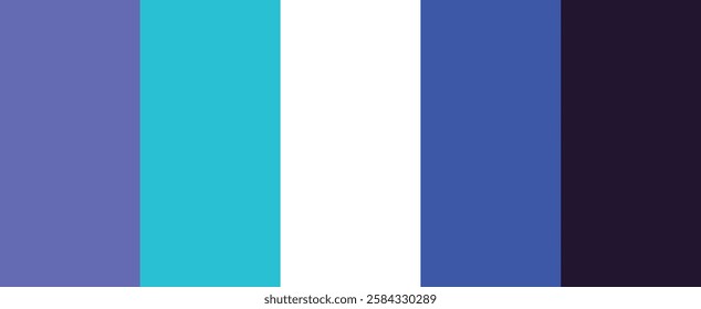 Color matching color palette - Fashion Trend Color guide palette, An example of a color palette vector. Forecast of the future colour palette for fashion designers and fashion business, new trendy