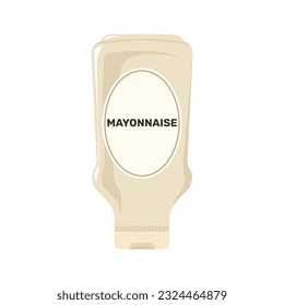 Color Mayonnaise Icon Vector Design.