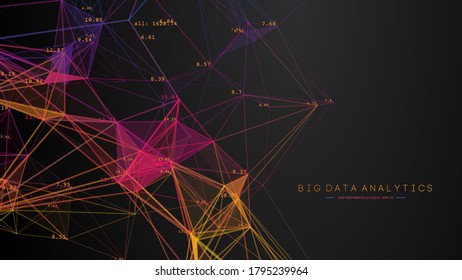Color medical analytics cloud concept. Dna big data intelligence network. Web elements information. Dynamic shapes blue future template. Motion 3d abstract background concept.