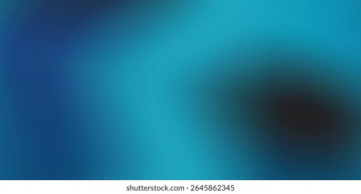 Color mesh gradient lights on black background  and blue abstract grain gradation texture natural illustrations good simple art