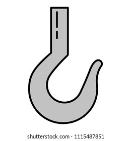 color metal hook equipment to fishing catch