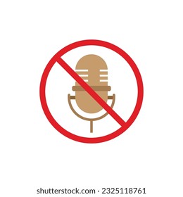 Color Microphone Icon Vector Design.