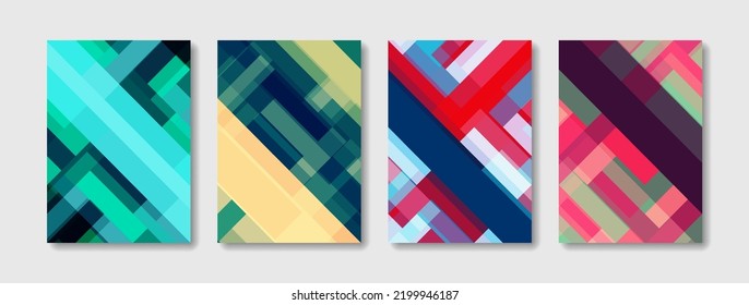 Color minimalist design gradient cover and abstract shape poster background
