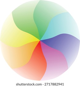 Modelo de mistura de cores. ilustração vetorial