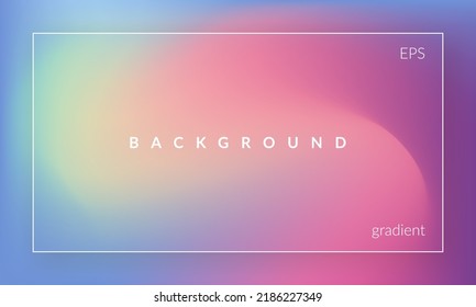 Color mix. Trendy blurred texture. Fluid gradient mesh. Abstract wavy background. Dynamic vibrant colour flow. Template for posters, ad banners, brochures, flyers, covers, websites. EPS vector image.