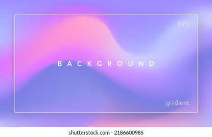 Color mix. Trendy blurred texture. Fluid gradient mesh. Abstract wavy background. Dynamic vibrant colour flow. Template for posters, ad banners, brochures, flyers, covers, websites. EPS vector image.