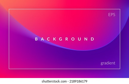 Color mix. Trendy blurred texture. Fluid gradient mesh. Abstract wavy background. Dynamic vibrant colour flow. Template for posters, ad banners, brochures, flyers, covers, websites. EPS vector image.