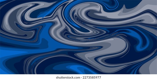 Color mixed liquid marble background with vibrant hues and swirling patterns 