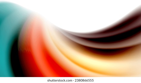 Color mixing liquid rainbow shape background