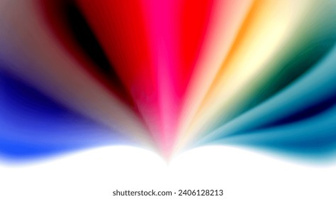 Color mixing liquid rainbow shape background