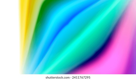 Color mixing liquid rainbow shape background