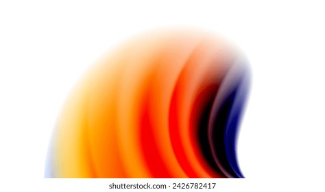 Fondo de forma de arco iris líquido de mezcla de colores