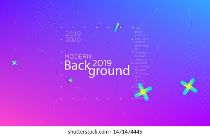 Color modern background. Colorful presentation backdrop. Cover design template. Vector background for poster, report, banner, any document page. Liquid fluid trendy futuristic color shapes. A4