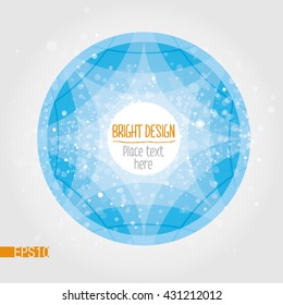 Color modern round elements for design