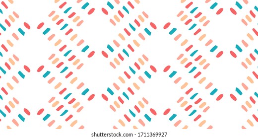 Color modern stripes seamless pattern hand drawn surface design for home.