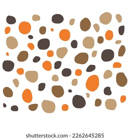 Color moles. Moles screensaver. Design moles. Abstract polka dots. Polka dot pattern. Polka dots for textiles.