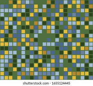 Color mosaic. Colorful background. Abstract seamless pattern. Vector illustration. 