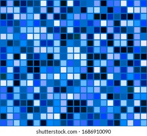 Color mosaic. Colorful background. Abstract seamless pattern. Vector illustration. 