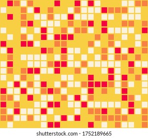 Color mosaic. Colorful background. Abstract seamless pattern. Vector illustration. 