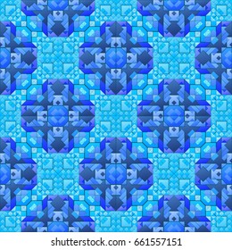 color mosaic seamless pattern