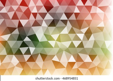 color mosaic of triangular elements. style of stained glass. small cell. vector illustration. for design of printed materials, websites, presentations, business ideas