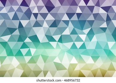 color mosaic of triangular elements. style of stained glass. small cell. vector illustration. for design of printed materials, websites, presentations, business ideas