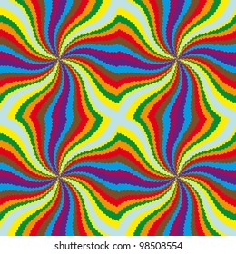 Color movement effect. Spinning color background. Abstract background, seamless pattern.