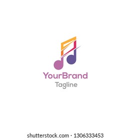Color Music logo template