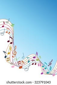 Notes De Musique Couleur Images Photos Et Images Vectorielles De Stock Shutterstock