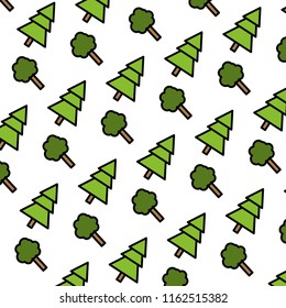 color nature tree and exotic pine background