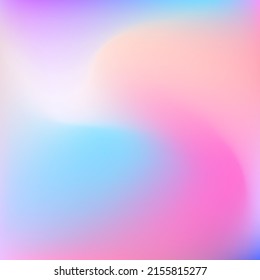 Color Neon Light Vivid Smooth Surface. Water Vibrant Dynamic Fluid Pink Gradient Background. Cold Liquid Wavy Blurred Sky Wallpaper. Bright Multicolor Colorful Curve Pastel Swirl Gradient Mesh.