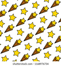color nice shooting star art background