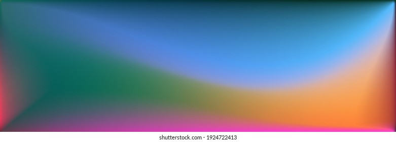 Color Ocean Horizontal Lines Backdrop. Dark Sea Wavy Gradient Mesh. Bright Natural Rainbow Blurred Texture Illustration. Water  Vivid Original Background. Vibrant Multicolor Wavy Gradient Mesh.