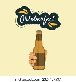 Color Octoberfest Icon Vector Design.