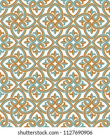 color ornamental elegant seamless pattern